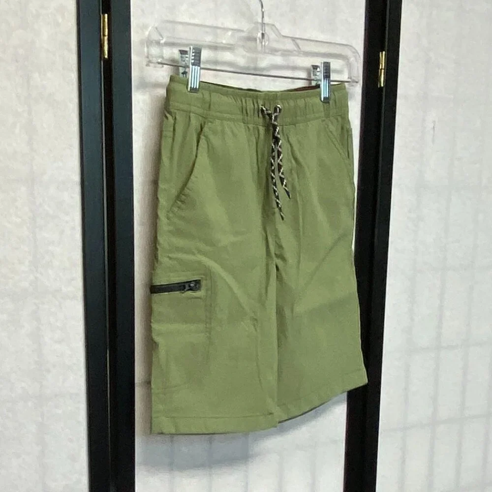 Weatherproof Vintage Tech Cargo Pocket Utility Shorts Drawstring Stretch NWT